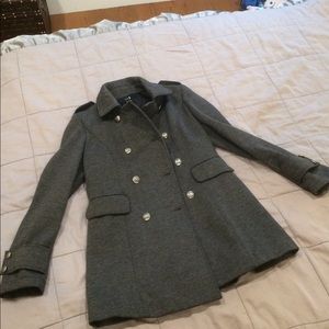 Gray coat